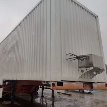 Agricultural Grain Side Tipper Dump Semi Trailer Truck, 3/4 Axle